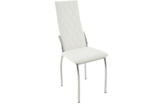 Стул Бакарди, мягкий, Батлер 08, экокожа, каркас хром