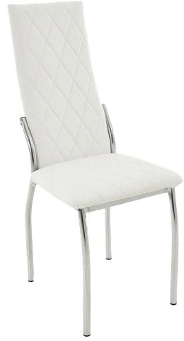 Стул Бакарди, мягкий, Батлер 08, экокожа, каркас хром