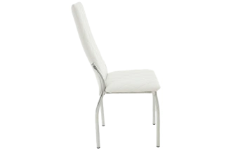 Стул Бакарди, мягкий, Батлер 08, экокожа, каркас хром