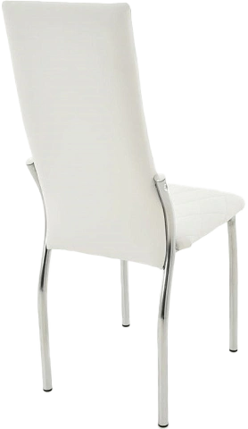 Стул Бакарди, мягкий, Батлер 08, экокожа, каркас хром