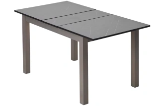 Кухонный раздвижной стол TME-6932 MBH, серый камень /серый  