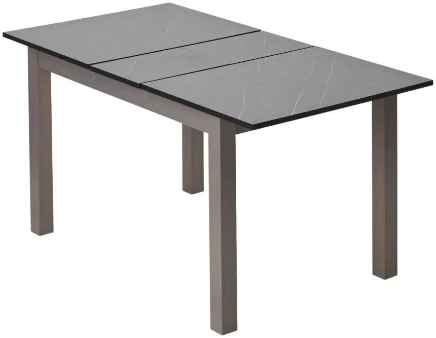 Кухонный раздвижной стол TME-6932 MBH, серый камень /серый  