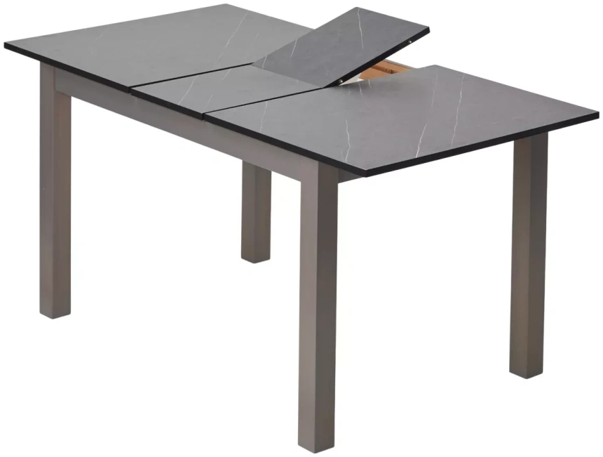 Кухонный раздвижной стол TME-6932 MBH, серый камень /серый  