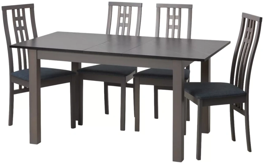 Кухонный раздвижной стол TME-6932 MBH, серый камень /серый  