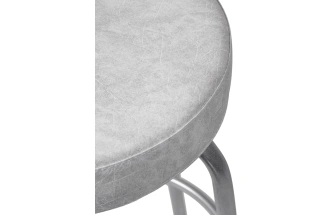 Барный стул Kuroda, белый мрамор / светлый мусс