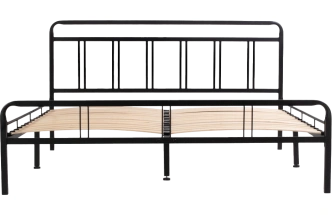 Кровать Рейк, 140x200, черная