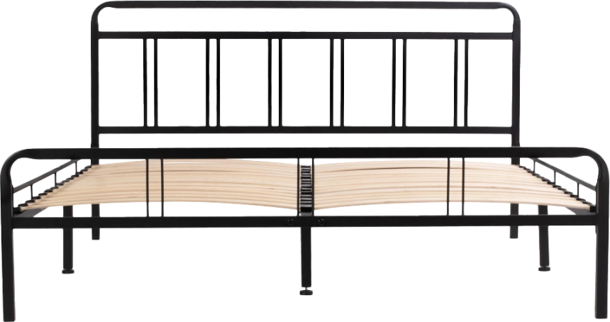 Кровать Рейк, 140x200, черная