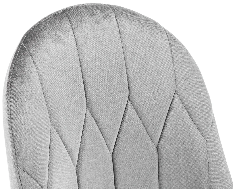 Стул Gustav, на металлокаркасе, серый / хром