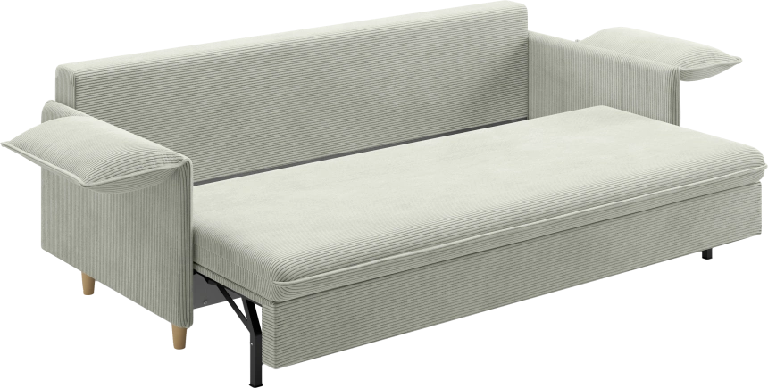 Диван прямой Оникс, модель 051, Linea Grande 81 (светло-серый)