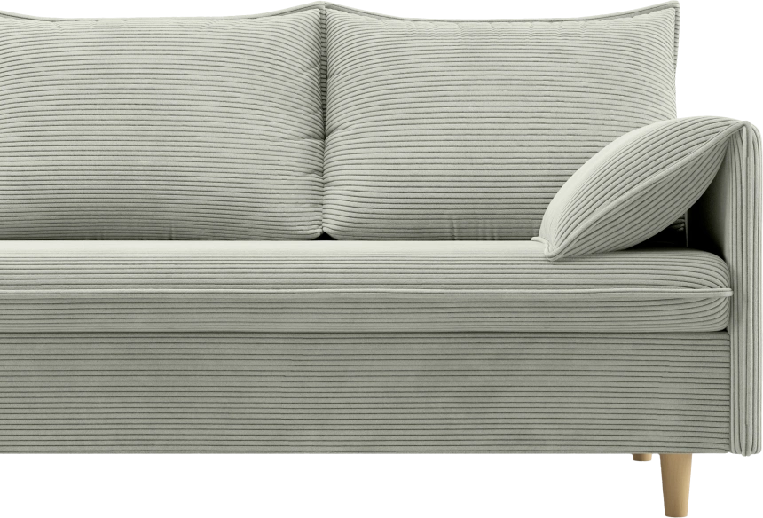 Диван прямой Оникс, модель 051, Linea Grande 81 (светло-серый)