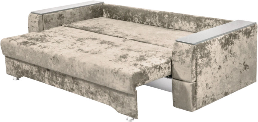 Диван прямой Атлант 2, ткань Kioto beige, декор Венге