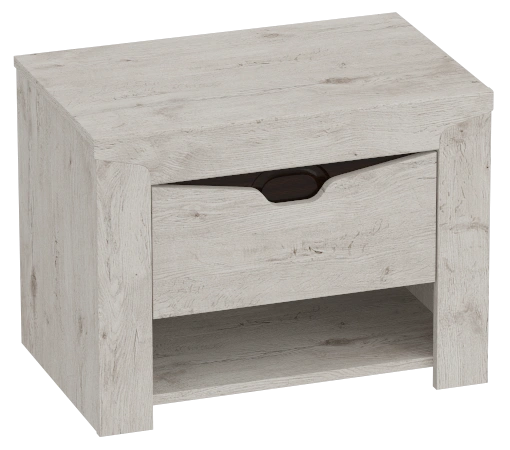 Тумба прикроватная Соренто, с ящиком, дуб бонифаций