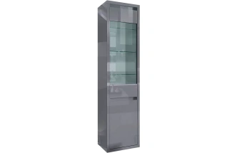 Модульная гостиная Норден, Серый глянец