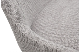 Барный стул 163YH-16963, рогожка, белый / бронза