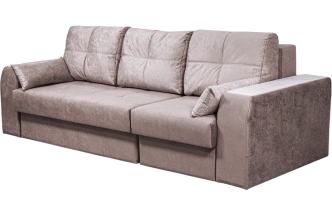 Диван прямой Остин 2, NAPOLI-A 04, декор Рамух белый