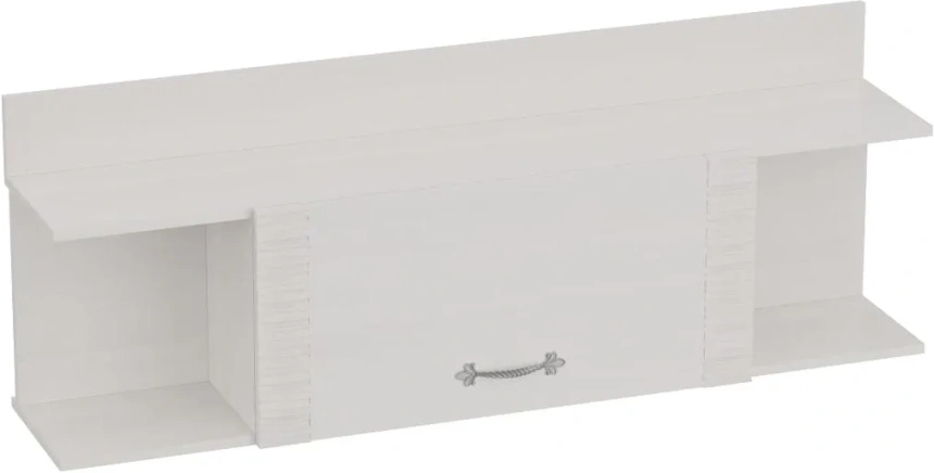 Полка закрытая Элана, навесная, бодега белая