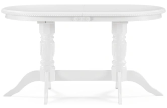 Кухонный стол Эритрин 140(180), белый