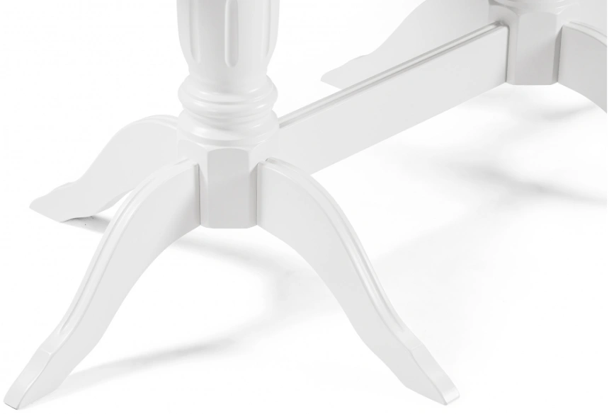 Кухонный стол Эритрин 140(180), белый