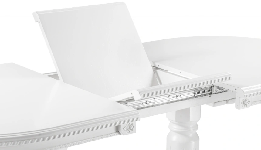 Кухонный стол Эритрин 140(180), белый