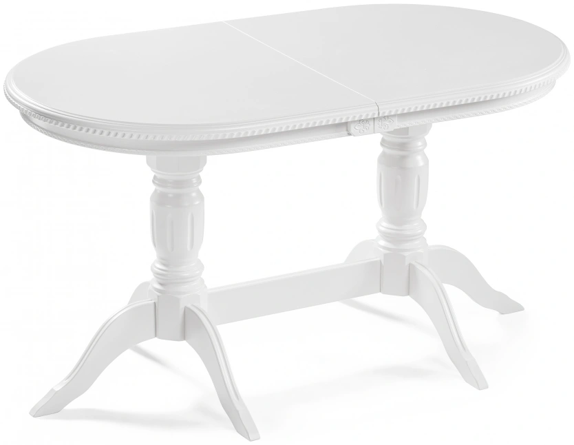 Кухонный стол Эритрин 140(180), белый