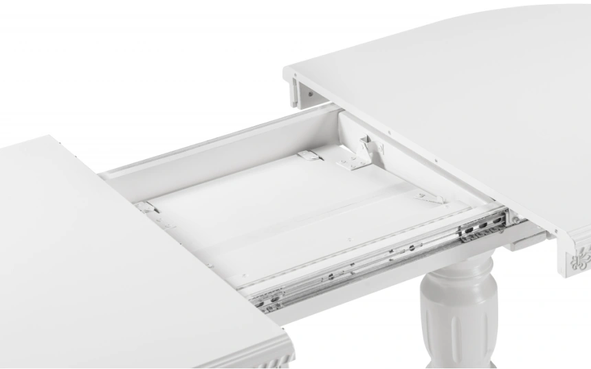 Кухонный стол Эритрин 140(180), белый