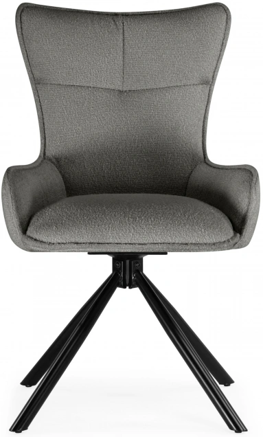 Стул, Chicago, на металлокаркасе, светло-серый / чёрный