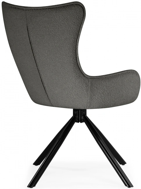 Стул, Chicago, на металлокаркасе, светло-серый / чёрный