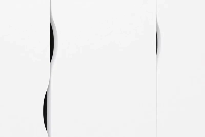 Шкаф трехстворчатый Соната, распашной для одежды, белый фон / дуб сонома