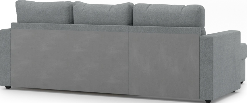 Диван угловой Фишер, модель 113, Nola 83 (серый)