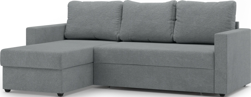 Диван угловой Фишер, модель 113, Nola 83 (серый)