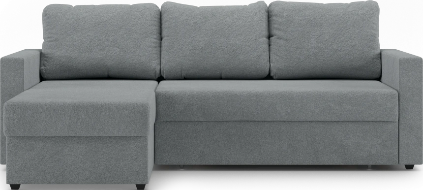 Диван угловой Фишер, модель 113, Nola 83 (серый)