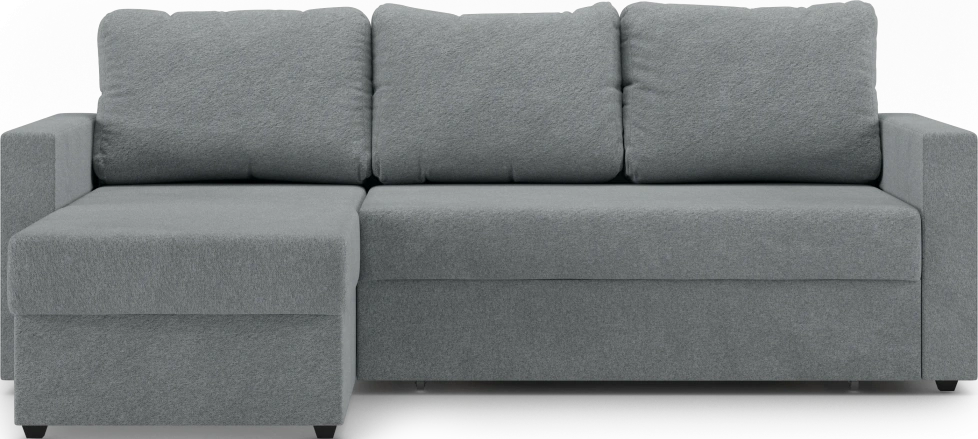Диван угловой Фишер, модель 113, Nola 83 (серый)