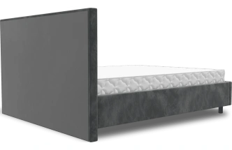 Кровать Кордова 4, мягкая, полутораспальная, 140x200, Боска 26