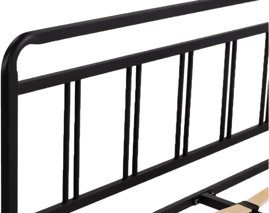 Кровать Рейк, 160x200, черная