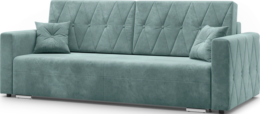 Диван прямой Милфорд, модель 011, Dakota Mint (мятный)