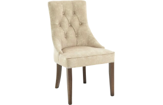 Стул Боска, мягкий, милано 01, велюр, каркас орех темный