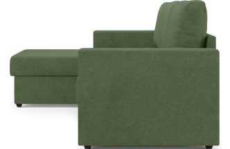 Диван угловой Фишер, модель 113, Nola 73 (зеленый)