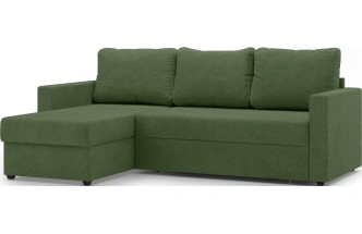 Диван угловой Фишер, модель 113, Nola 73 (зеленый)