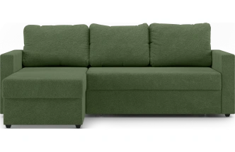 Диван угловой Фишер, модель 113, Nola 73 (зеленый)