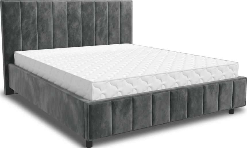 Кровать Кордова 4, мягкая, двуспальная, 160x200, Боска 26