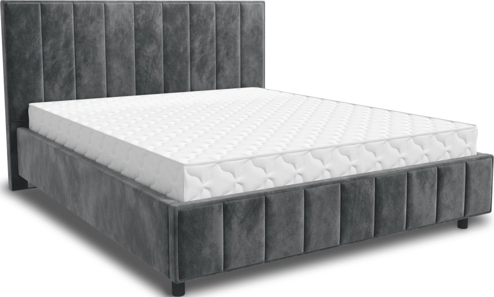 Кровать Кордова 4, мягкая, двуспальная, 160x200, Боска 26