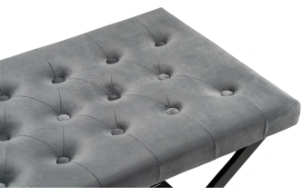 Табурет German, dark grey / black