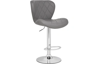 Барный стул Porch, серый / хром