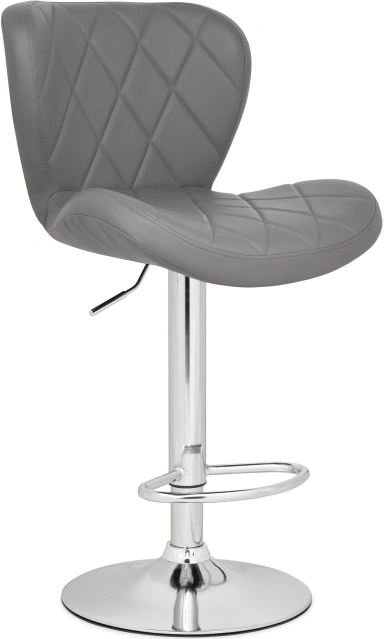 Барный стул Porch, серый / хром