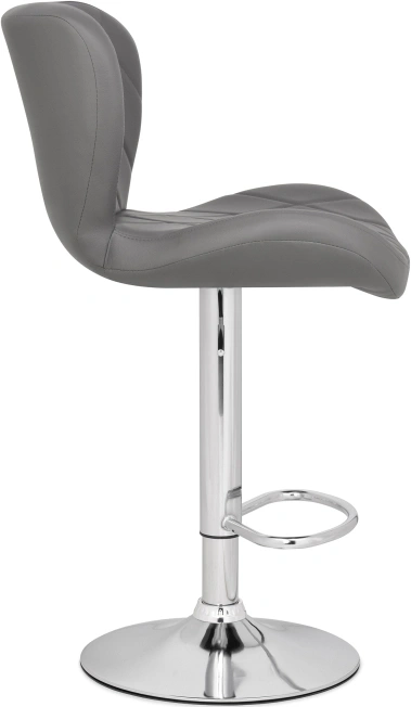 Барный стул Porch, серый / хром