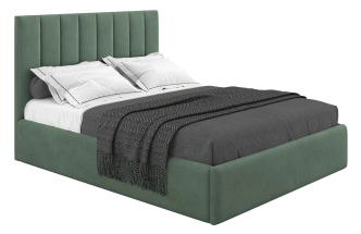 Кровать Лира 160x200 Catania izumrud