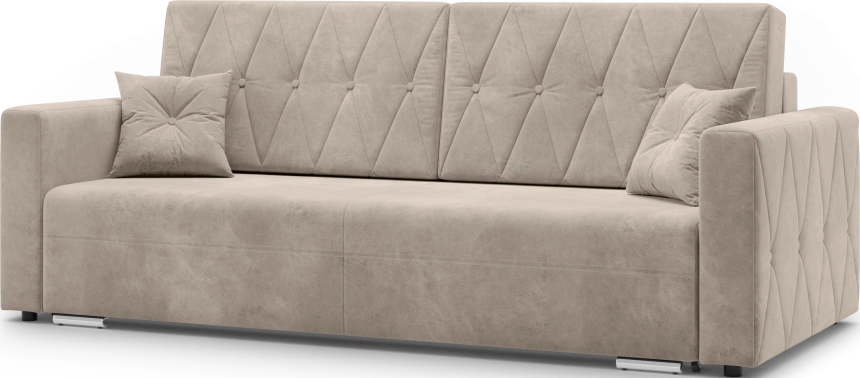 ​Диван прямой Милфорд, модель 011, Dakota Beige (бежевый)