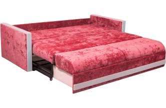 Диван прямой Адель 2, Краш 25, декор Рамух белый