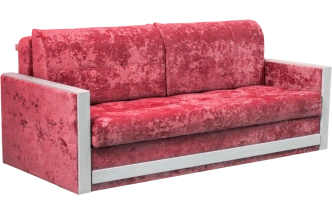 Диван прямой Адель 2, Краш 25, декор Рамух белый