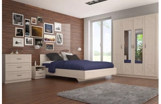 Тумба прикроватная Лозанна, Дуб белый